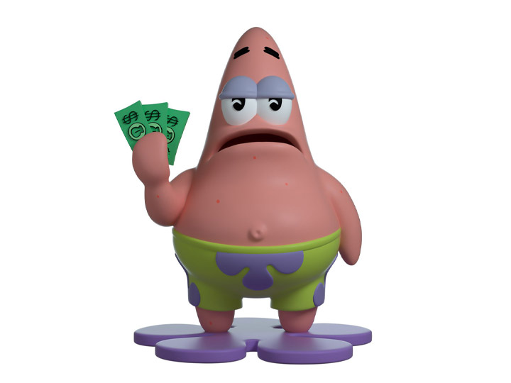 SpongeBob SquarePants Patrick Star "I Have 3 Dollars" Vinyl Figure Gallery Image 1