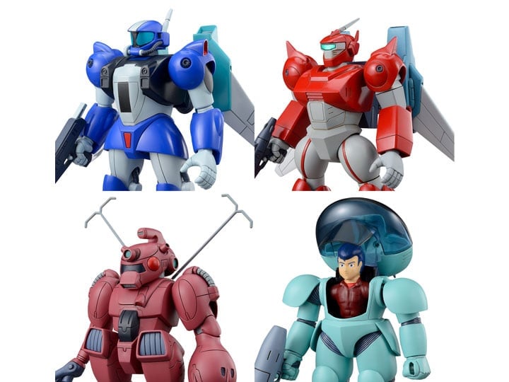 Round Vernian Vifam Wave 2 Set of 4 Figures Model Kit Gallery Image 1