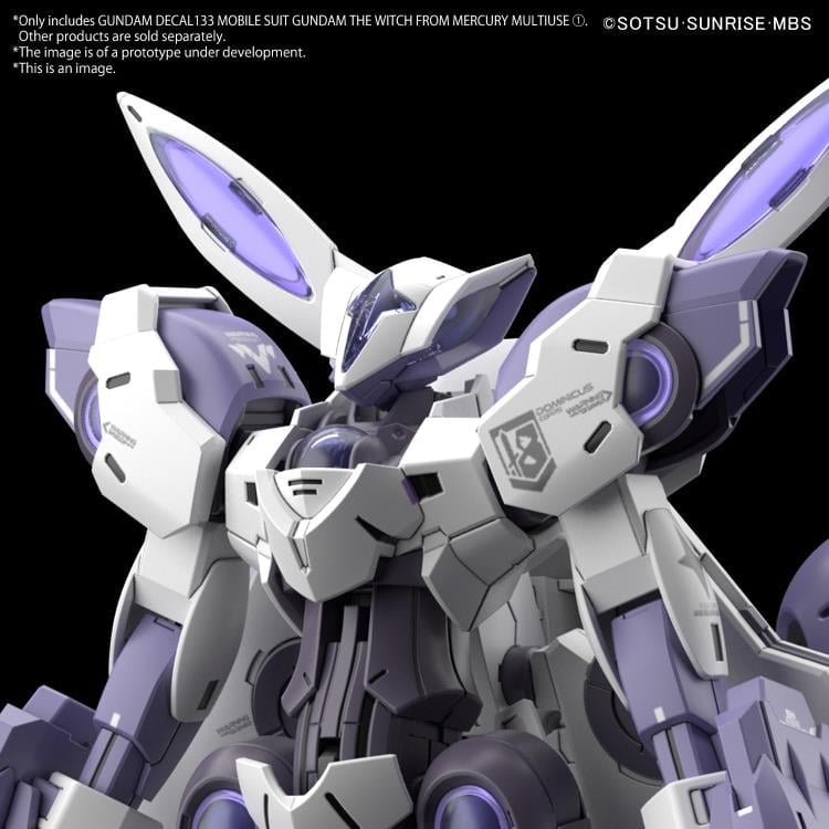 Gundam Decal No.133 Mobile Suit Gundam: The Witch From Mercury Set 1 Multiuse Decal Sheets Gallery Image 5