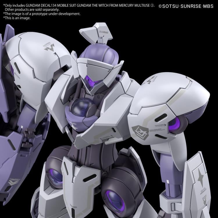 Gundam Decal No.134 Mobile Suit Gundam: The Witch From Mercury Set 2 Multiuse Decal Sheets Gallery Image 4