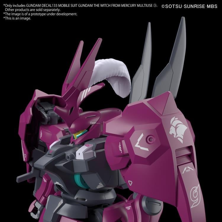 Gundam Decal No.135 Mobile Suit Gundam: The Witch From Mercury Set 3 Multiuse Decal Sheets Gallery Image 4