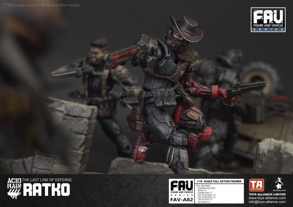 Acid Rain FAV-A82 Ratko Action Figure