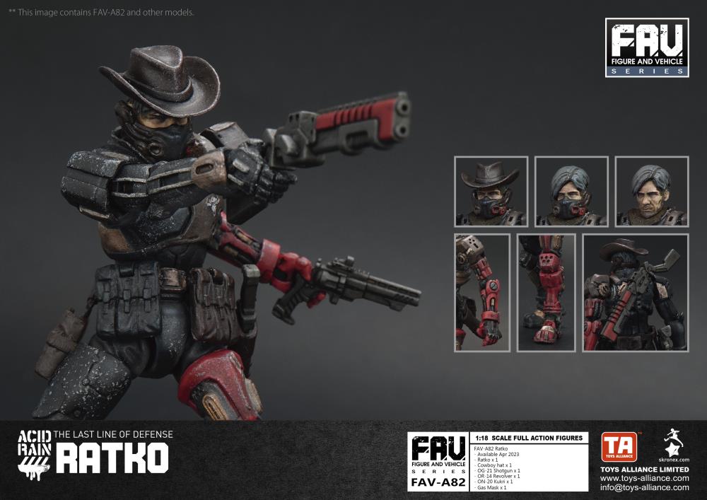 Acid Rain FAV-A82 Ratko Action Figure