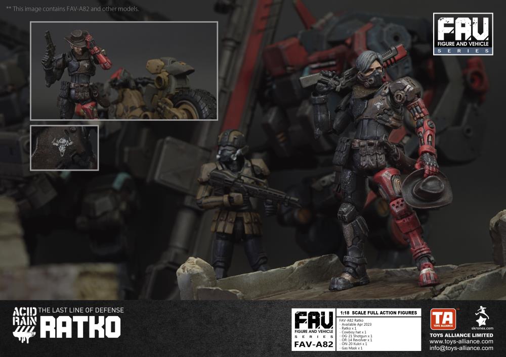 アシッドレインFAV-A82 Ratkoフィギュア【中古品】 アシッドレインFAV-A82 Ratkoフィギュア【中古品】 Acid Rain FAV-A82
