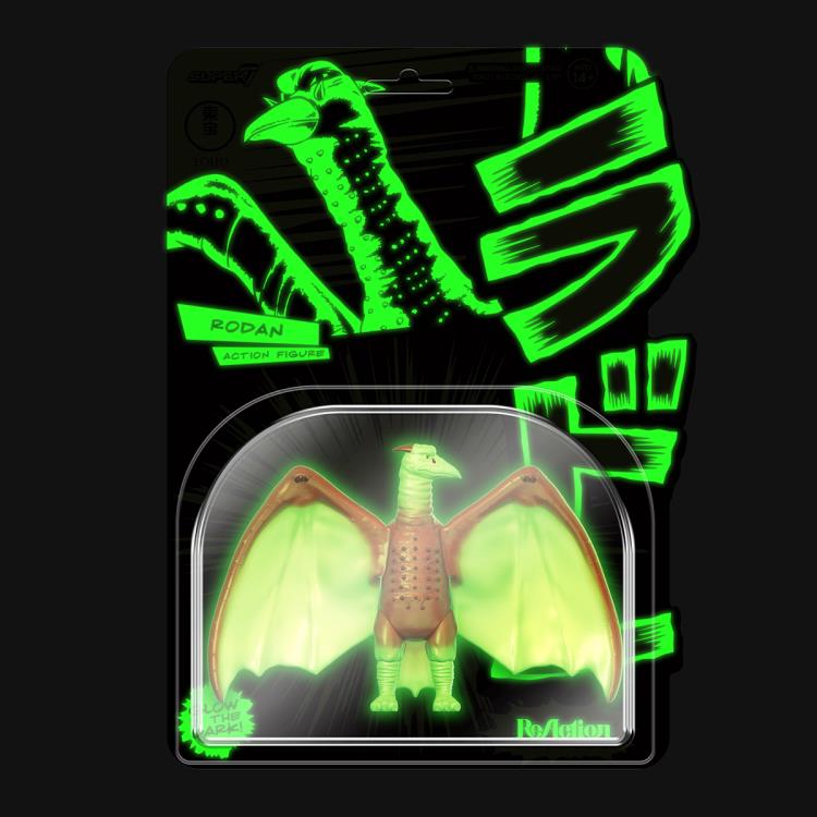 Toho ReAction Rodan (Glow-in-the-Dark) Figure Gallery Image 6