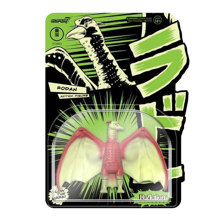 Toho ReAction Rodan (Glow-in-the-Dark) Figure Gallery Image 3