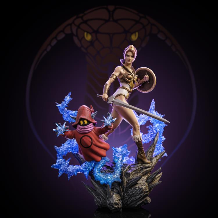 Masters of the Universe Deluxe Teela & Orko 1/10 Art Scale Limited Edition Statue Gallery Image 3