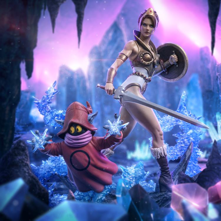 Masters of the Universe Deluxe Teela & Orko 1/10 Art Scale Limited Edition Statue Gallery Image 16