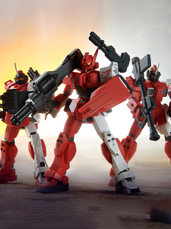 Mobile Suit Gundam HGUC Red Giant 03rd MS Team 1/144 Scale Exclusive Model Kit Set Gallery Image 2