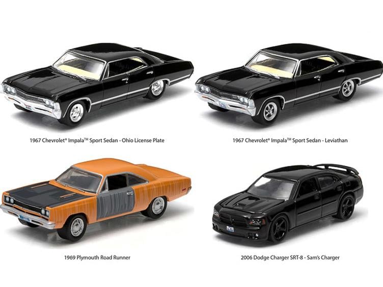 Supernatural 1:64 Scale Hollywood Film Reels Four Pack Gallery Image 1
