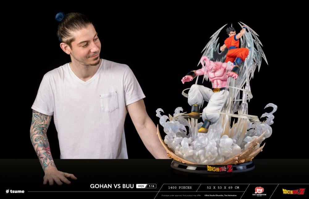 Dragon Ball Z HQS Gohan vs. Super Buu 1/6 Scale Limited Edition Statue Gallery Image 27