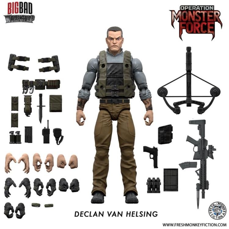 Operation: Monster Force Season 01 Declan Van Helsing 1/12 Scale Action Figure Gallery Image 8