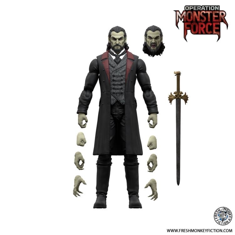 Operation: Monster Force Season 01 Count Dracula 1/12 Scale Action Figure Gallery Image 8