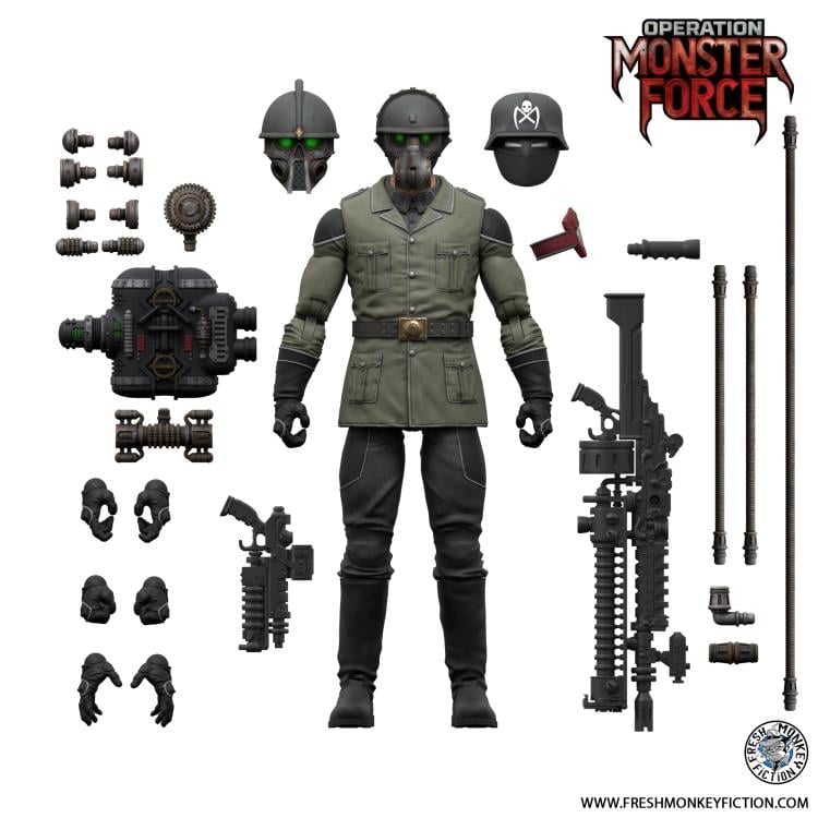 Operation: Monster Force Season 01 Sleepwalker Heavy Weapons Division 1/12 Scale Action Figure Gallery Image 7
