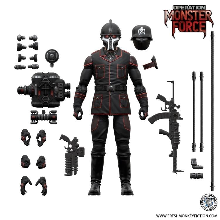 Operation: Monster Force Season 01 Sleepwalker Obsidian Elite Guardsmen 1/12 Scale Action Figure Gallery Image 9