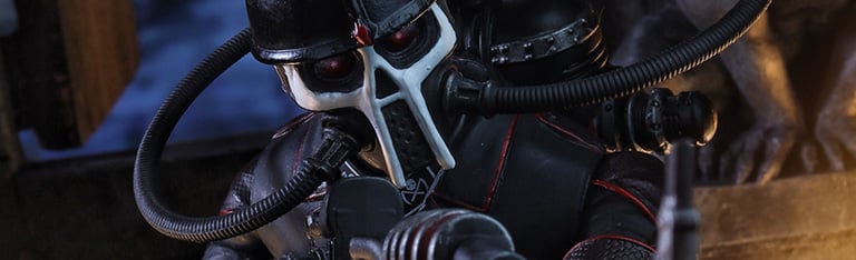 Image of Operation: Monster Force Season 01 Sleepwalker Obsidian Elite Guardsmen 1/12 Scale Action Figure