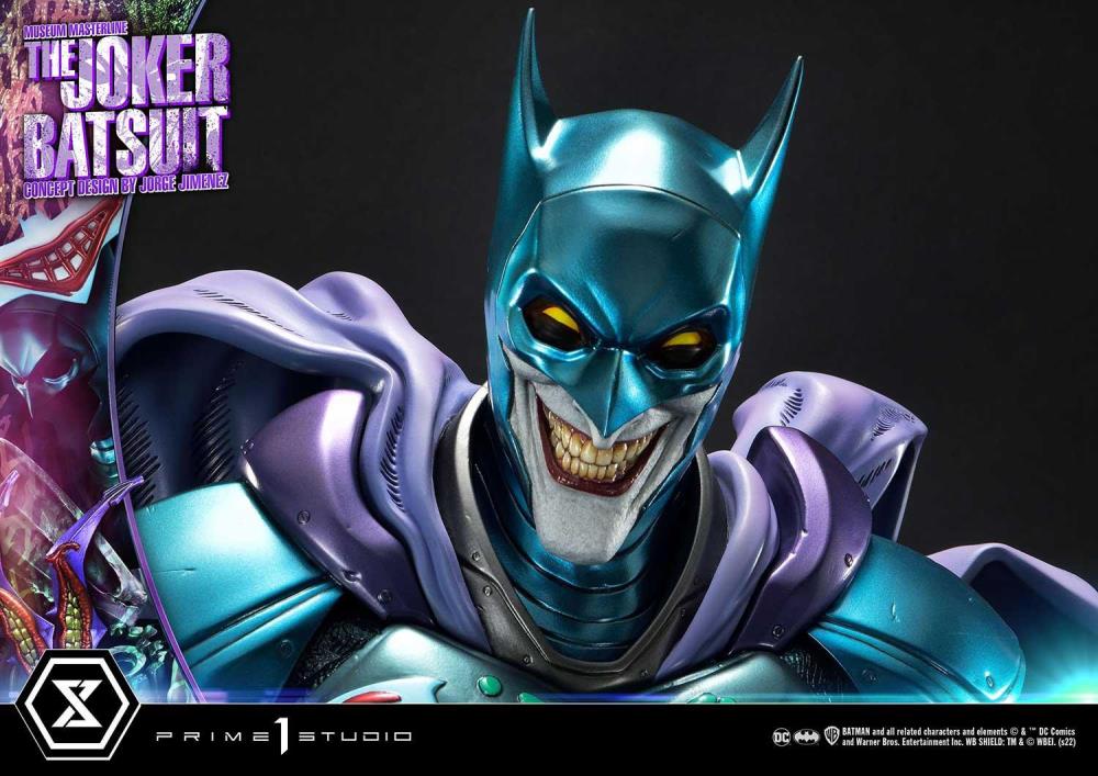 Batman Museum Masterline The Joker Batsuit (Jorge Jimenez Concept) 1/3 Scale Statue (With Bonus) Gallery Image 8