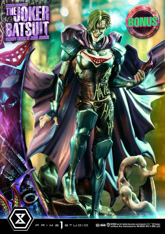 Batman Museum Masterline The Joker Batsuit (Jorge Jimenez Concept) 1/3 Scale Statue (With Bonus) Gallery Image 21