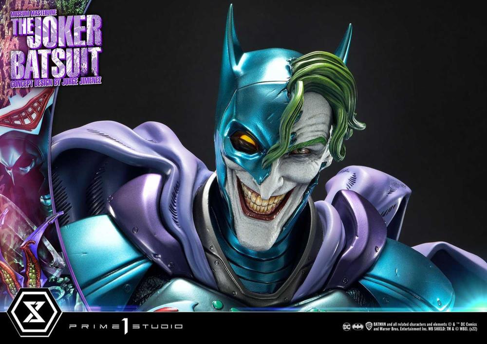 Batman Museum Masterline The Joker Batsuit (Jorge Jimenez Concept) 1/3 Scale Statue (With Bonus) Gallery Image 18