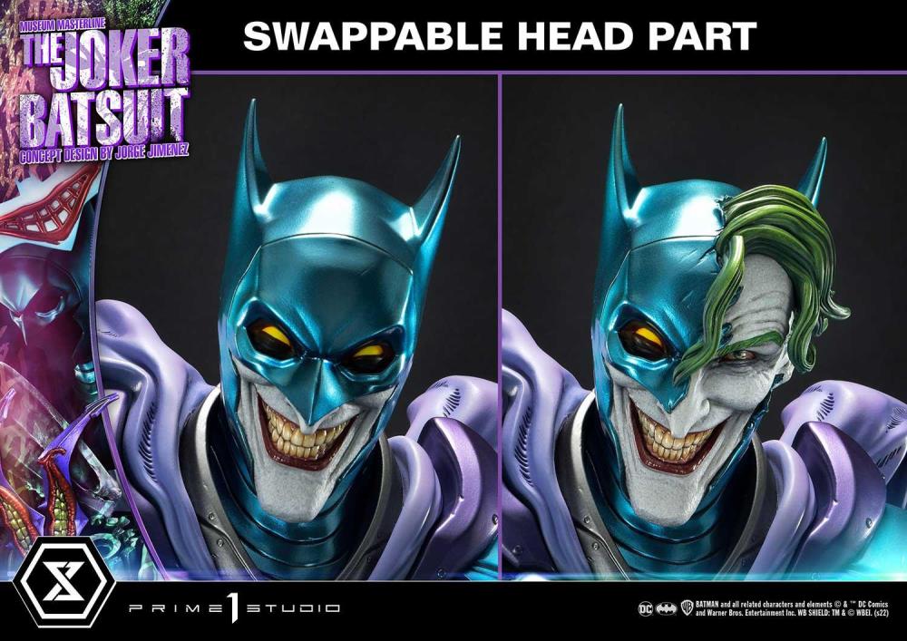 Batman Museum Masterline The Joker Batsuit (Jorge Jimenez Concept) 1/3 Scale Statue (With Bonus) Gallery Image 19