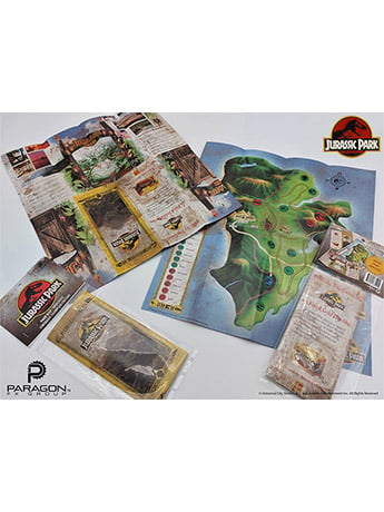 Jurassic Park Welcome Map (Dino-trampled Version) Gallery Image 2