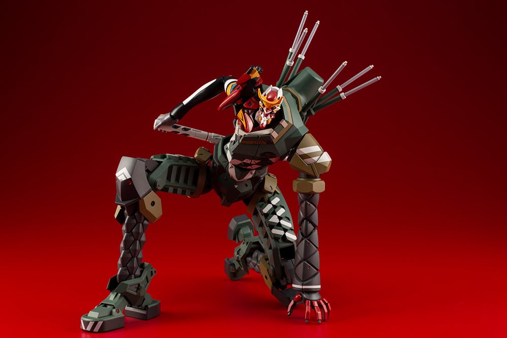 Rebuild of Evangelion Production Model-New 02α (JA-02 Body Assembly Cannibalized) 1/400 Scale Model Kit Gallery Image 6
