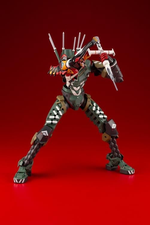 Rebuild of Evangelion Production Model-New 02α (JA-02 Body Assembly Cannibalized) 1/400 Scale Model Kit Gallery Image 4