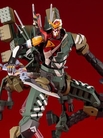 Rebuild of Evangelion Production Model-New 02α (JA-02 Body Assembly Cannibalized) 1/400 Scale Model Kit Gallery Image 2