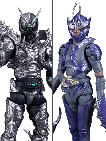 Image of Kamen Rider Shodo-XX Shadow Moon & Mantis Mutant Set of 2 Figures
