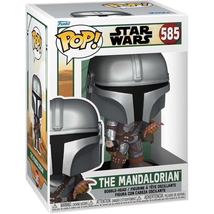Pop! Star Wars: The Book of Boba Fett - The Mandalorian with Pouch Gallery Image 4