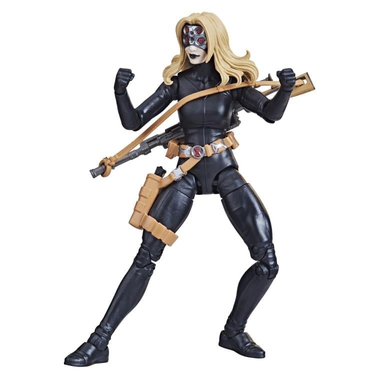 The Avengers (Classic Comic) Marvel Legends Yelena Belova Black Widow Action Figure (Puff Adder BAF) Gallery Image 3