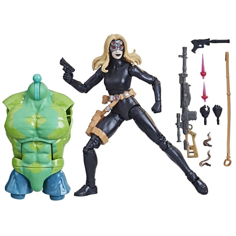 The Avengers (Classic Comic) Marvel Legends Yelena Belova Black Widow Action Figure (Puff Adder BAF) Gallery Image 4