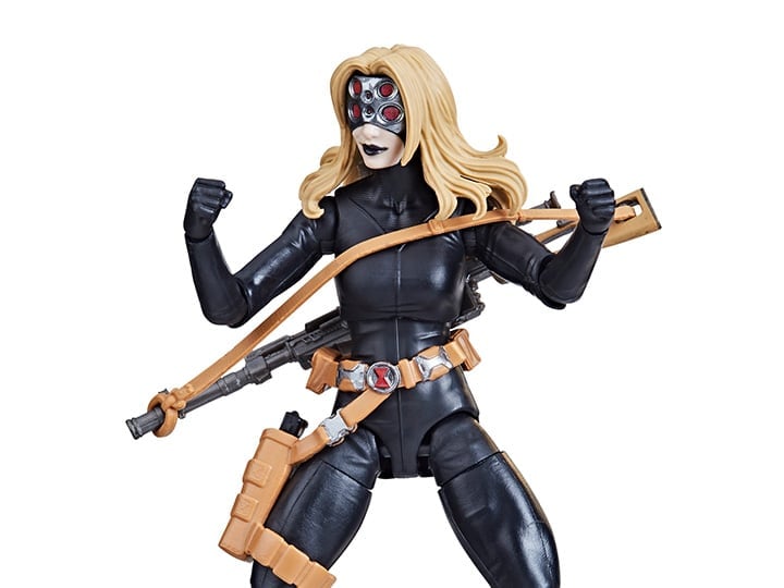 The Avengers (Classic Comic) Marvel Legends Yelena Belova Black Widow Action Figure (Puff Adder BAF) Gallery Image 1
