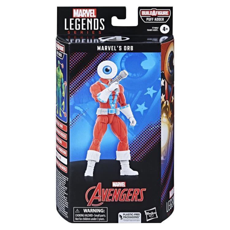 The Avengers (Classic Comic) Marvel Legends Marvel's Orb Action Figure (Puff Adder BAF) Gallery Image 5