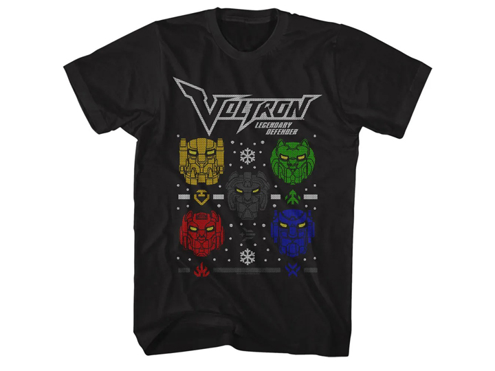 Voltron Christmas Lions T-Shirt Gallery Image 1