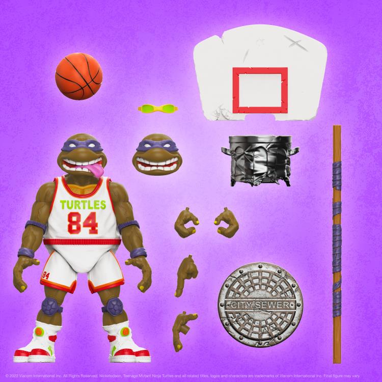 TMNT ミュータント タートルズ / Slam Dunkin' Don /美品 Vintage 1994 TMNT Slam Dunkin Don White Jersey Graded AFA 85 NM+