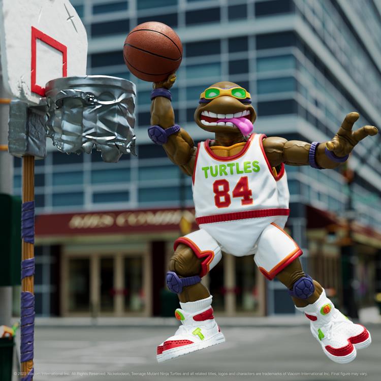 TMNT ミュータント タートルズ / Slam Dunkin' Don /美品 Teenage Mutant Ninja Turtles ULTIMATES! Slam Dunkin' Don Action Figure
