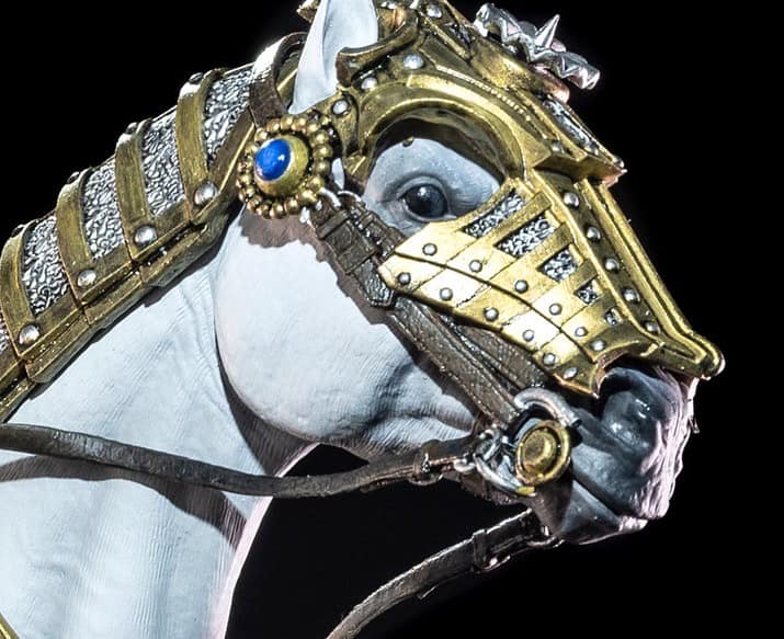 Mythic Legions: Necronominus Bishop (Sir Gideon Heavensbrand’s Horse) Action Figure Gallery Image 6