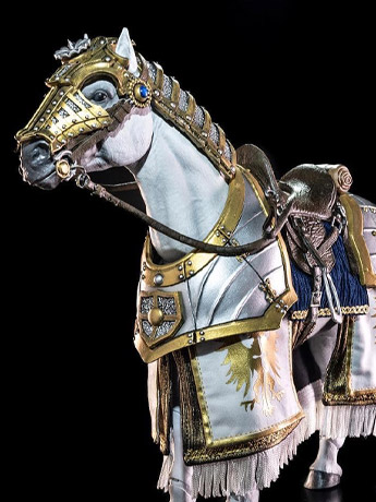 Mythic Legions: Necronominus Bishop (Sir Gideon Heavensbrand’s Horse) Action Figure Gallery Image 2