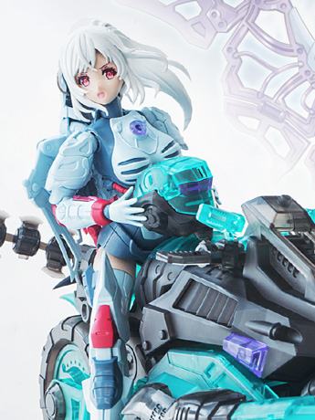 The Hunter's Poem HP-002 Angela and Motorcycle 1/12 Scale Model Kit Gallery Image 2