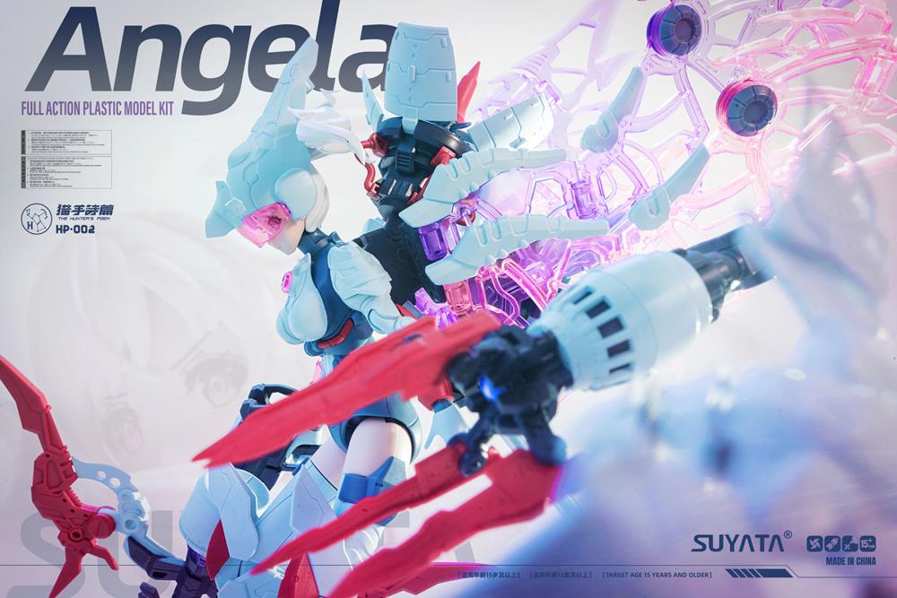 The Hunter's Poem HP-002 Angela and Motorcycle 1/12 Scale Model Kit Gallery Image 5