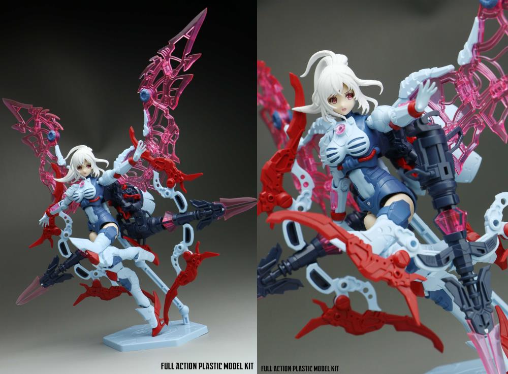 The Hunter's Poem HP-002 Angela and Motorcycle 1/12 Scale Model Kit Gallery Image 27