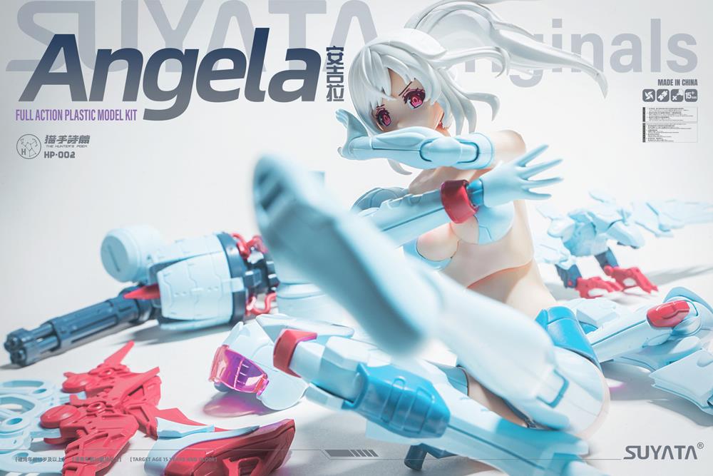 The Hunter's Poem HP-002 Angela and Motorcycle 1/12 Scale Model Kit Gallery Image 10