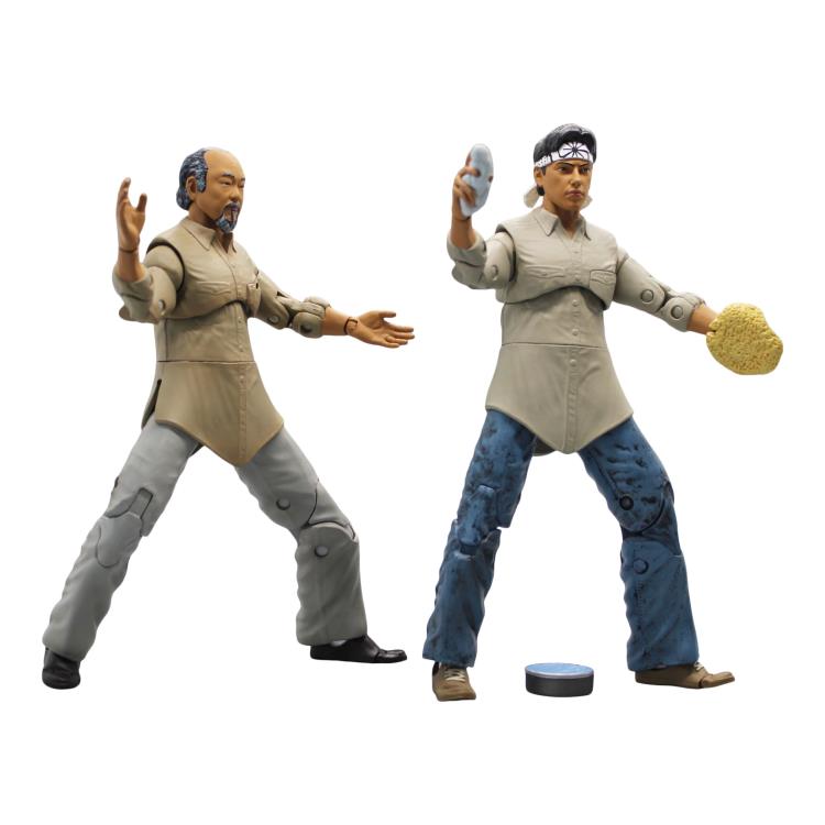 The Karate Kid (1984) Mr. Miyagi & Daniel LaRusso Figure Set Gallery Image 3