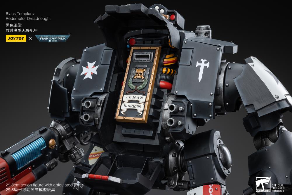 Warhammer 40K Black Templars Redemptor Dreadnought 1/18 Scale Action Figure Gallery Image 15