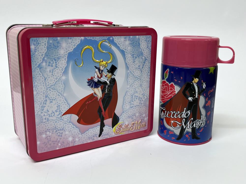 Sailor Moon Tin Titans Sailor Moon & Tuxedo Mask Lunch Box and Thermos PX Previews Exclusive Gallery Image 3