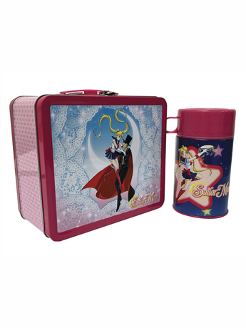 Sailor Moon Tin Titans Sailor Moon & Tuxedo Mask Lunch Box and Thermos PX Previews Exclusive Gallery Image 2