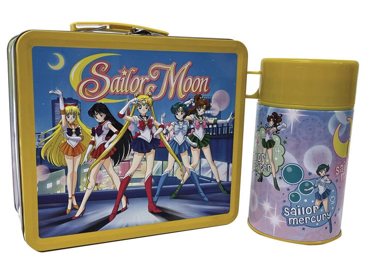 Sailor Moon Tin Titans Scout Lineup Lunch Box and Thermos PX Previews Exclusive Gallery Image 1