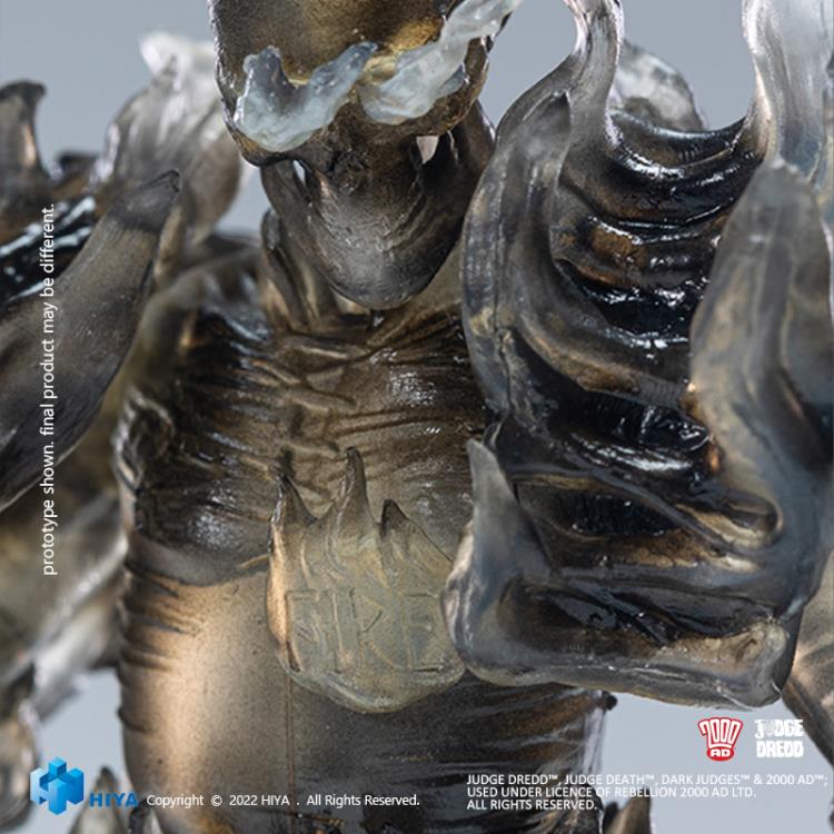 2000 AD Exquisite Mini Series Judge Fire (Black & White) 1:18 Scale PX Previews Exclusive Figure Gallery Image 9