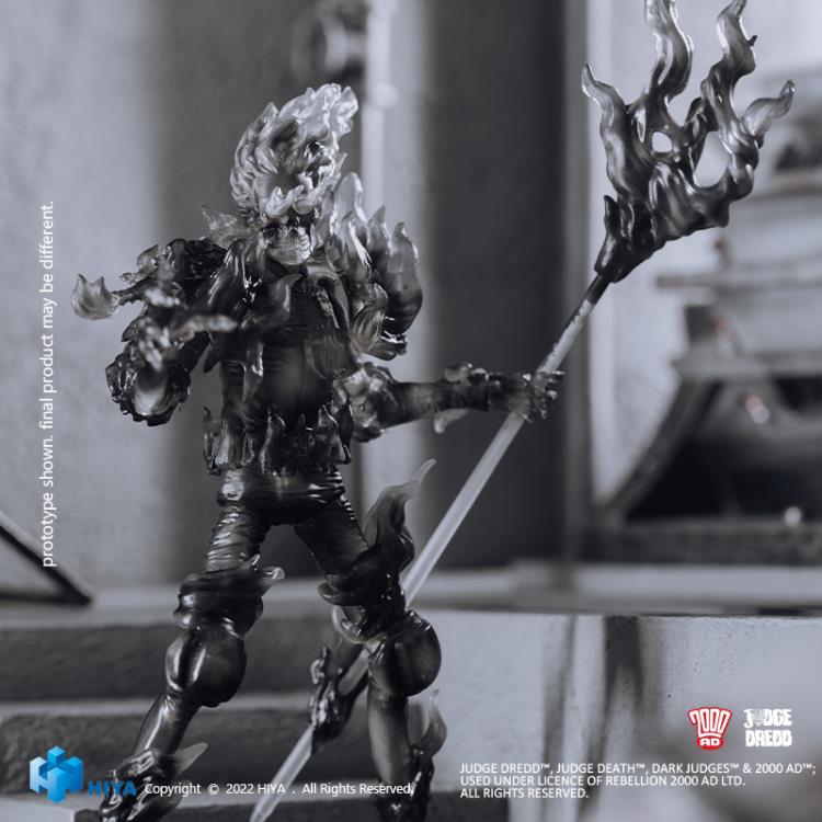 2000 AD Exquisite Mini Series Judge Fire (Black & White) 1:18 Scale PX Previews Exclusive Figure Gallery Image 4